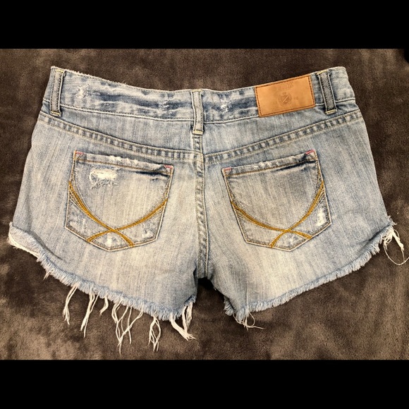 PINK Destroyed Short Shorts - Picture 3 of 3